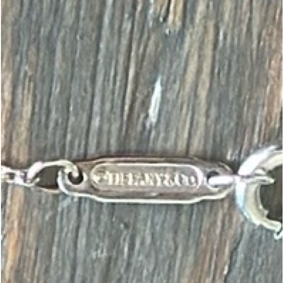 Vintage Tiffany Beaded Sterling & Enamel Key Pendant on chain - Picture 11 of 14